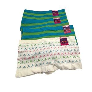 So Jenni Girls Boy Shorts Underwear, 4-pack, Sz. 10